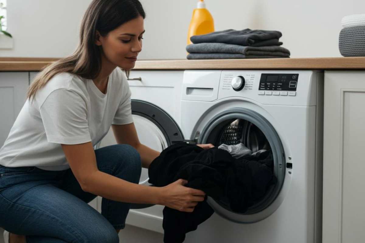 Capi neri che sbiadiscono: il programma lavatrice